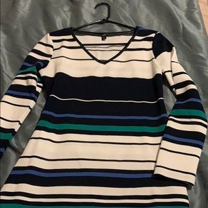 Striped fitted dress